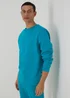 Teal Crewneck Sweatshirt - Small Image 4