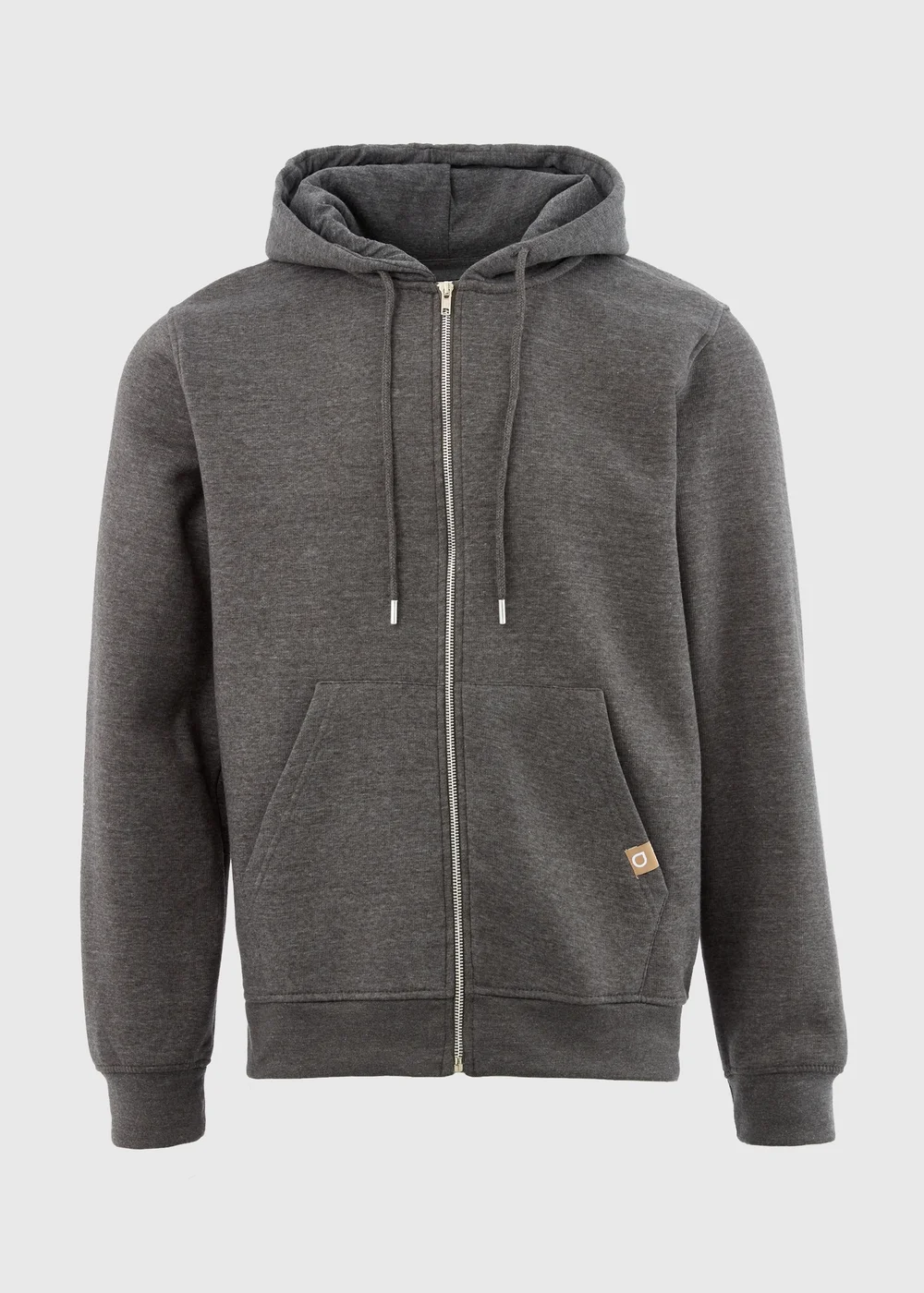 Charcoal Zip Hoodie - S Image 5