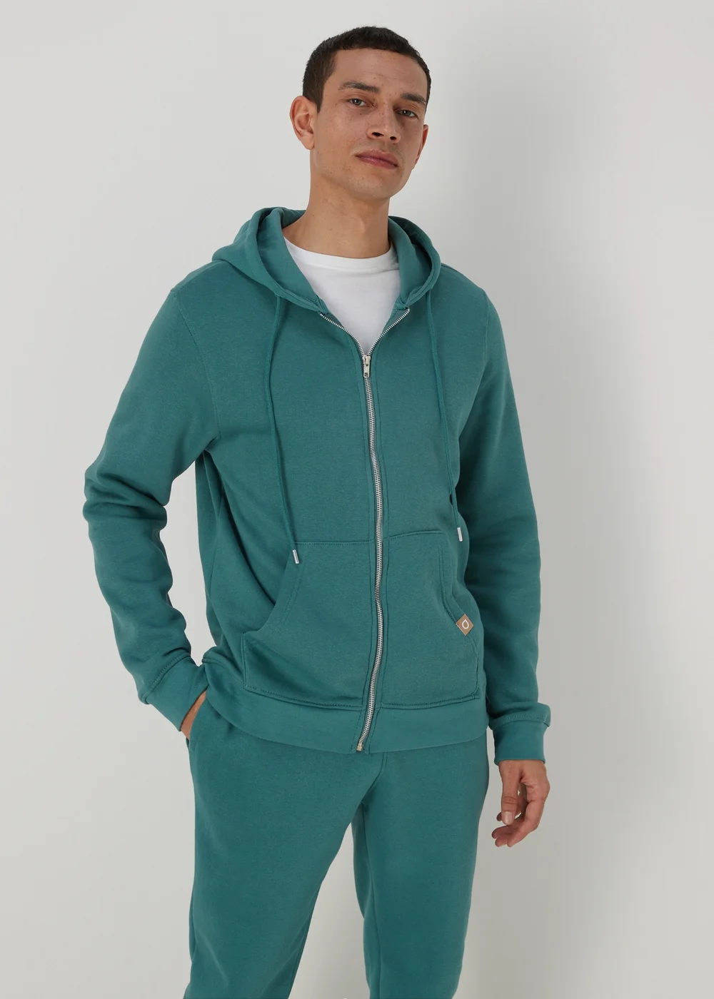 Sage Zip Hoodie - Small Image 1