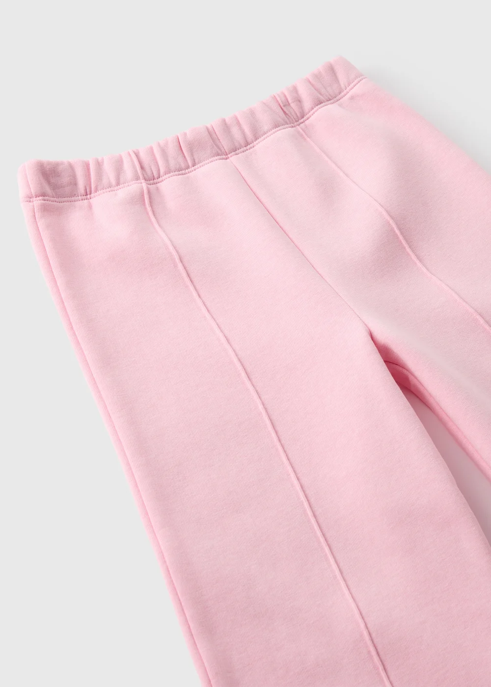 Girls Light Pink Wide Leg Joggers (1-7yrs) - 1 to 1 half years Image 2