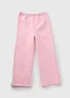Girls Light Pink Wide Leg Joggers (1-7yrs) - 1 to 1 half years Image 1