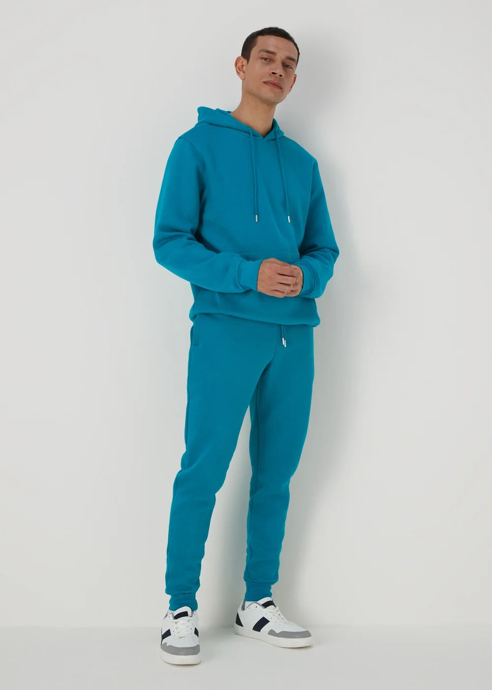 Teal Plain Joggers - XS Image 1