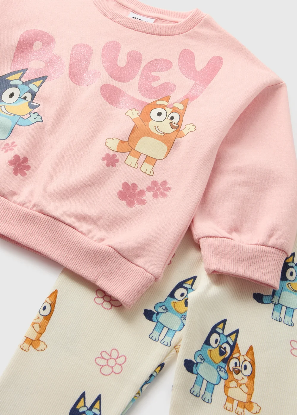 Bluey Kids Pink Sweatshirt & Leggings Set (1-7yrs) - 1 half year to 2 Image 2