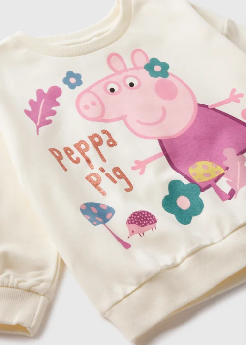 Peppa Pig Cream Autumn Sweatshirt (1-7yrs) - 1-1.5 Yrs Image 2