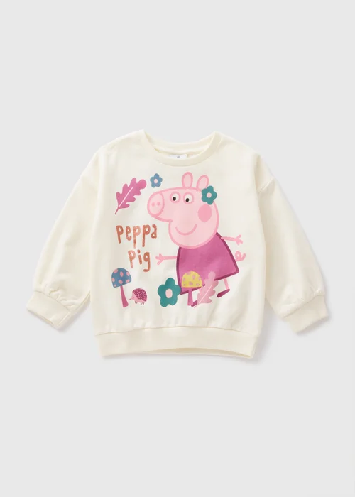 Peppa Pig Cream Autumn Sweatshirt (1-7yrs) - 1-1.5 Yrs Image 1
