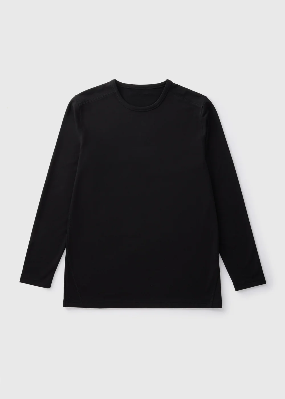 Black Lightweight Long Sleeve Thermal Top - S Image 1