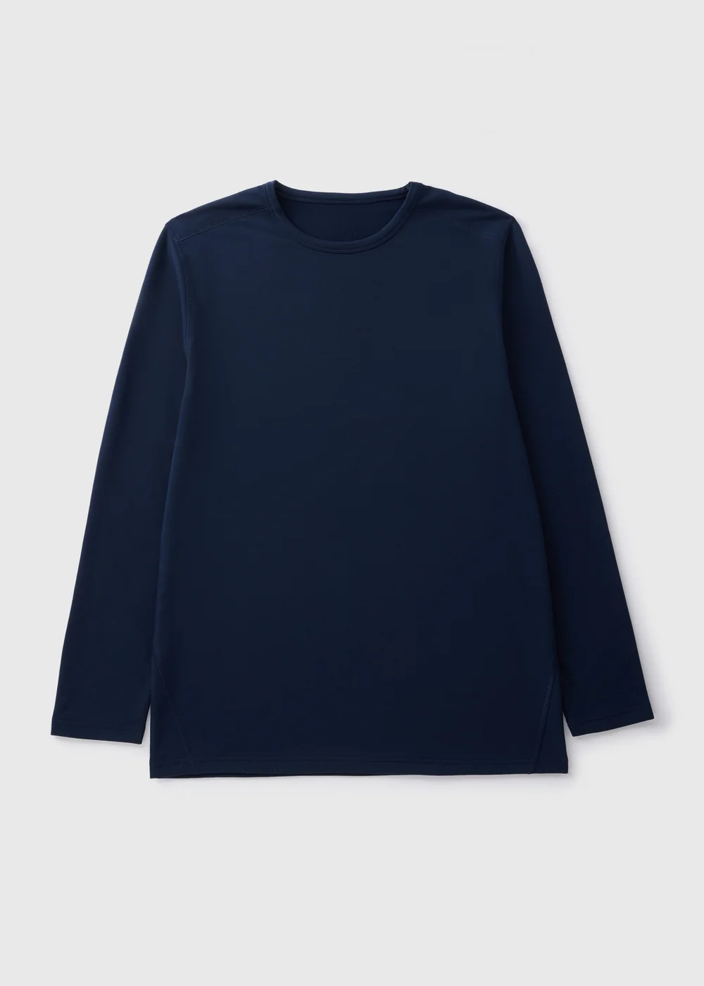 Navy Lightweight Long Sleeve Thermal Top - S Image 1