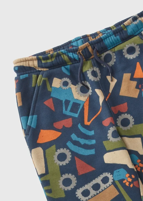 Boys Navy Vehicle Jogging Bottoms (1-7yrs) - 1 half year to 2 Image 2