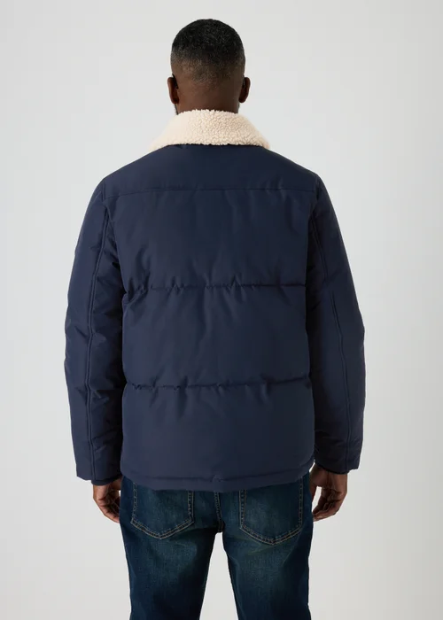 Navy Borg Puffer Jacket - S Image 2