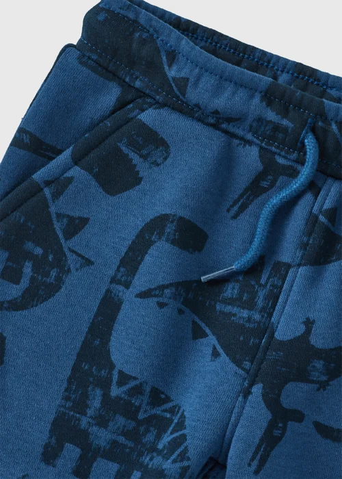 Boys Blue Dinosaur Jogging Bottoms (1-7yrs) - 1 to 1 half years Image 2