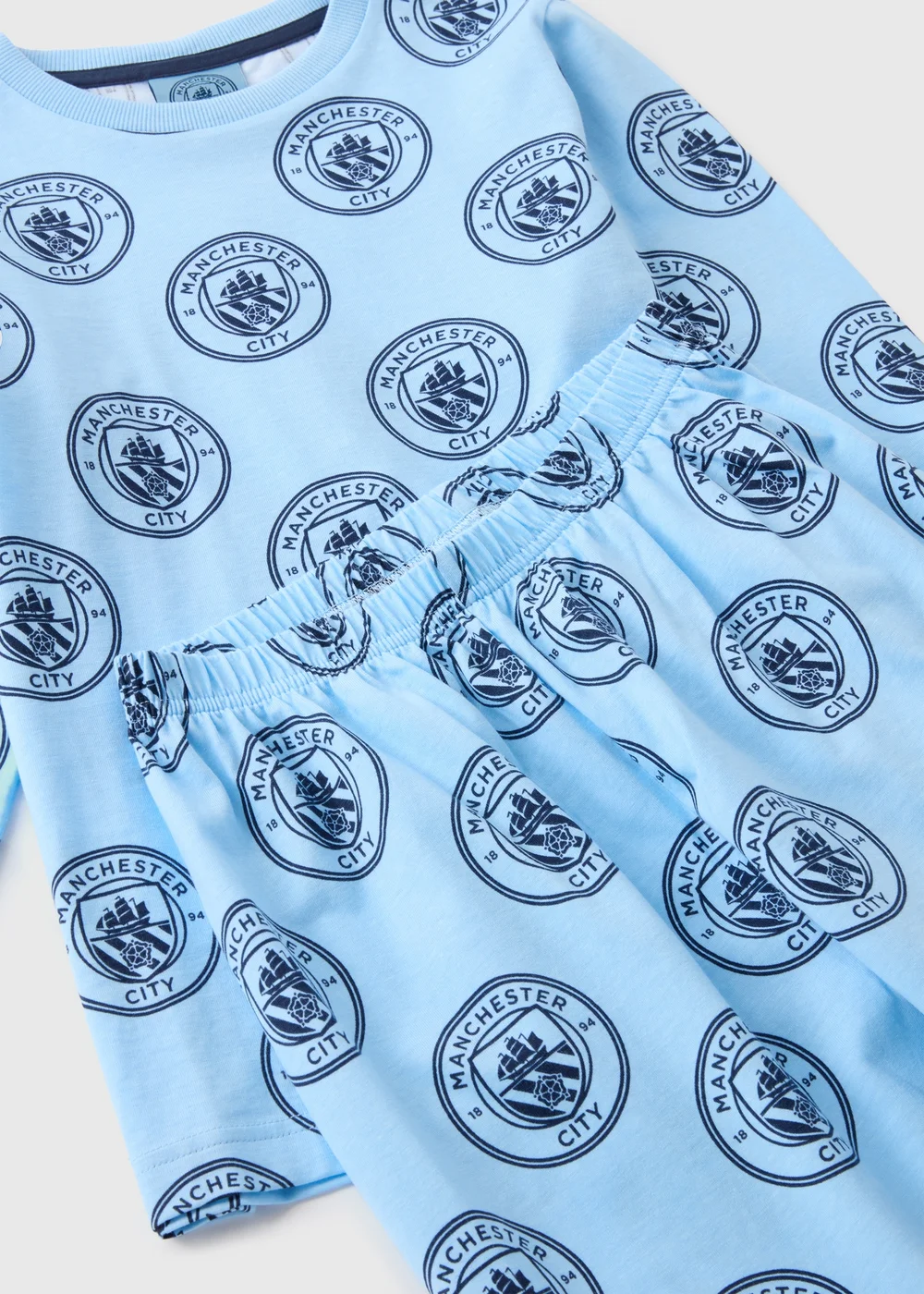 Manchester City Kids Blue Pyjama Set (4-13yrs) - Age 4 Years Image 2