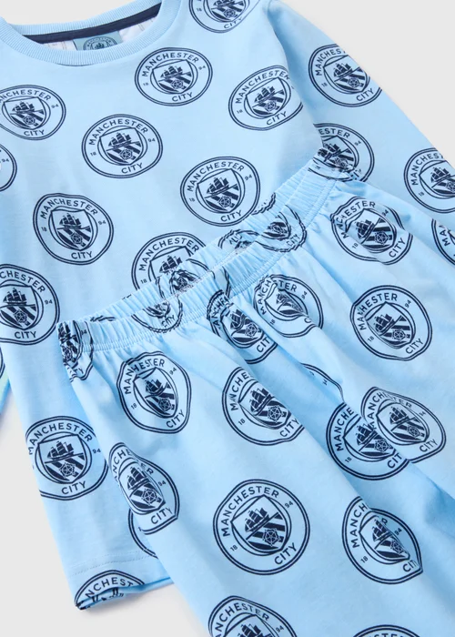 Manchester City Kids Blue Pyjama Set (4-13yrs) - Age 4 Years Image 2