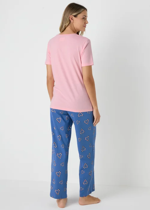 Pink Christmas Hot Chocolate Pyjama Set - Extra small Image 2
