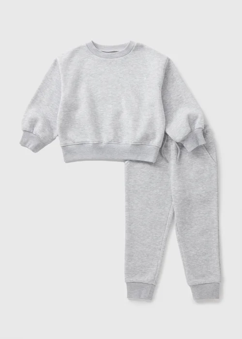 Boys Grey Sweatshirt & Jogging Bottoms Set (1-7yrs) - 1 half year to 2 Image 1