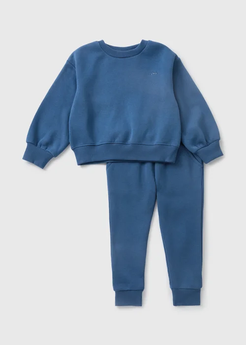 Boys Blue Sweatshirt & Joggers Set (1-7yrs) - 1 half year to 2 Image 1