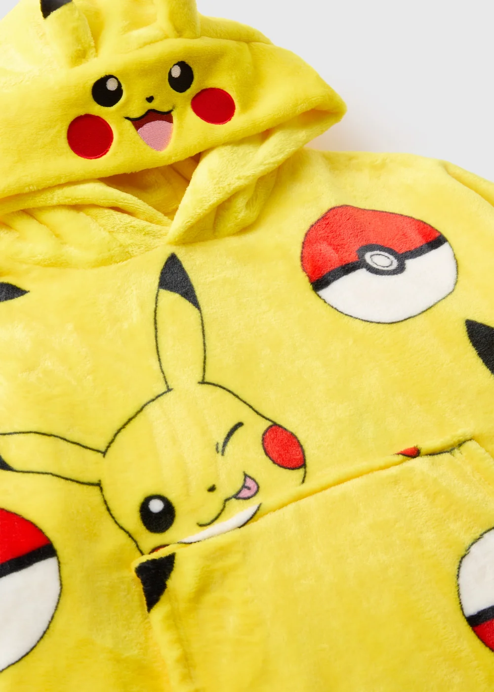 Pokemon Kids Yellow Snuggle Hoodie (3-13yrs) - Small Image 2