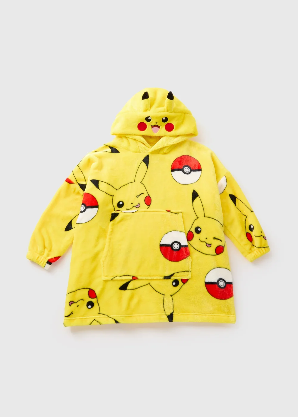 Pokemon Kids Yellow Snuggle Hoodie (3-13yrs) - Small Image 1