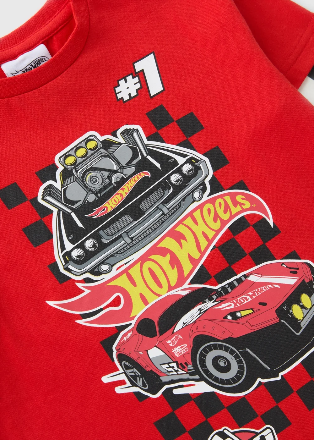 Hot Wheels Boys Red Long Sleeve Top (1-7yrs) - 1-1.5 Yrs Image 2