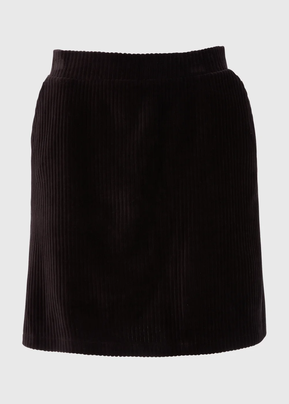 Black Cord Mini Skirt - 8 Image 5