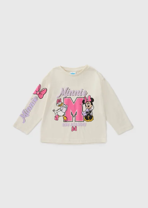Disney Kids Cream Minnie Mouse Top (1-7yrs) - 1-1.5 Yrs Image 1