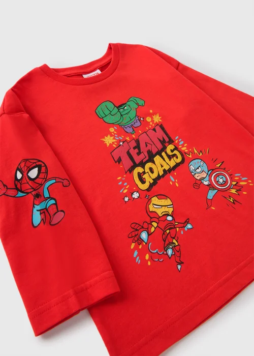 Marvel Kids Red Avengers T-Shirt (1-7yrs) - 1-1.5 Yrs Image 2