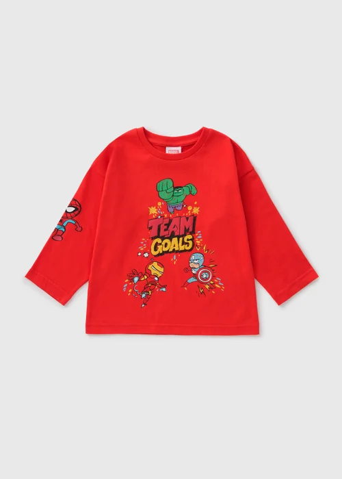Marvel Kids Red Avengers T-Shirt (1-7yrs) - 1-1.5 Yrs Image 1