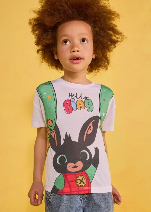 NSPCC Kids White Bing Childhood Day T Shirt (1-5yrs) - 1-1.5 Yrs Image 1
