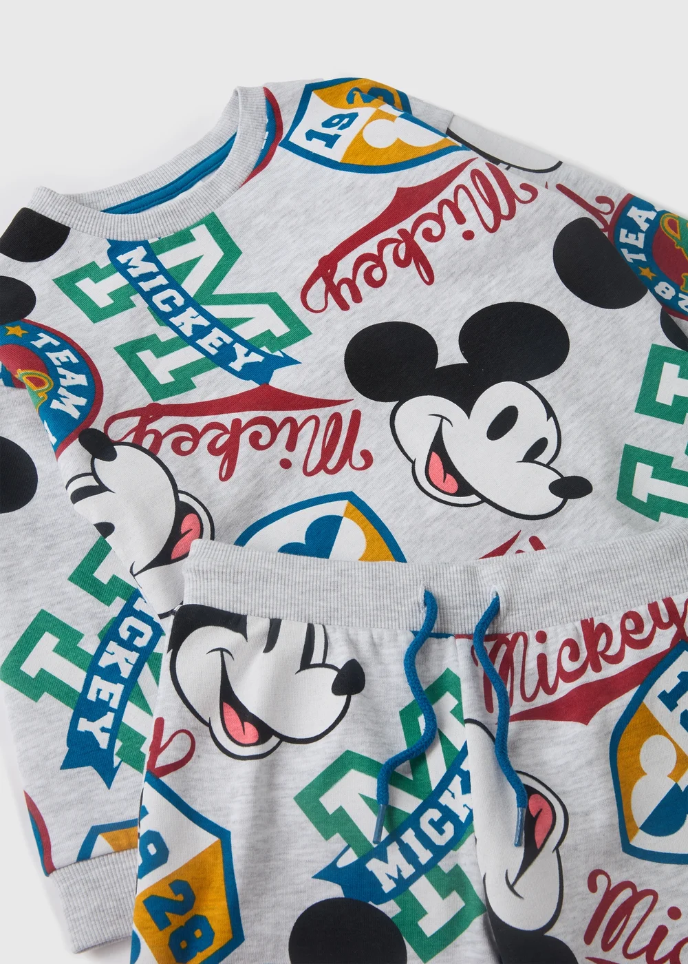 Disney Kids Grey Sweatshirt & Jogging Bottoms Set (1-7yrs) - 1 half year to 2 Image 2