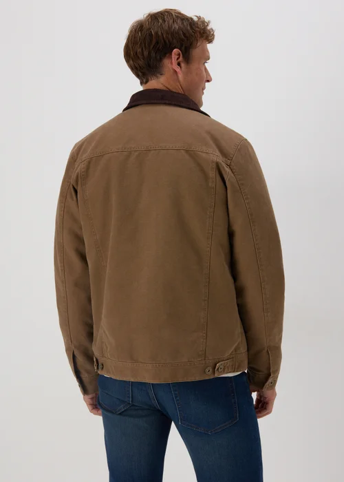 Tan Cord Canvas Jacket - S Image 2