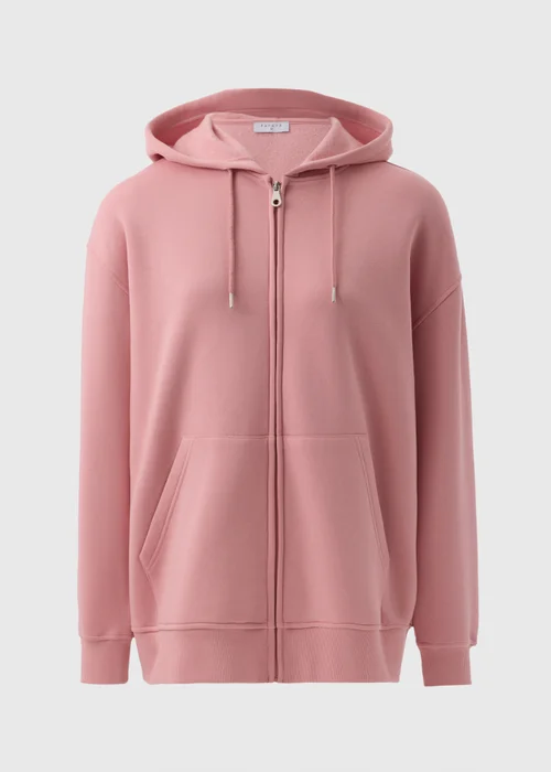 Pink Zipped Hoodie - S Image 4