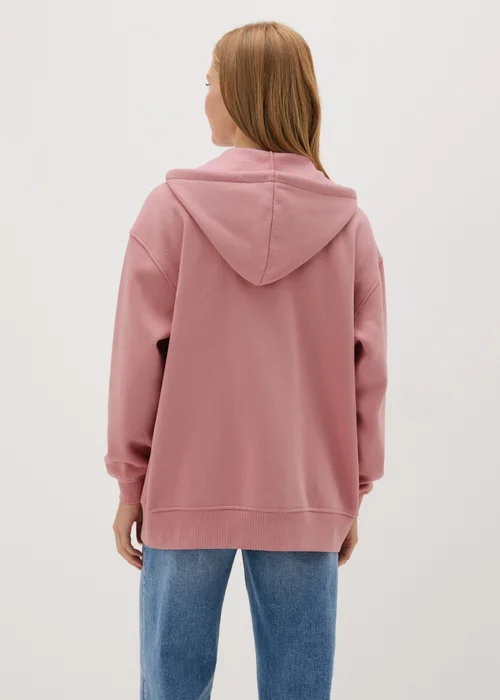 Pink Zipped Hoodie - S Image 2