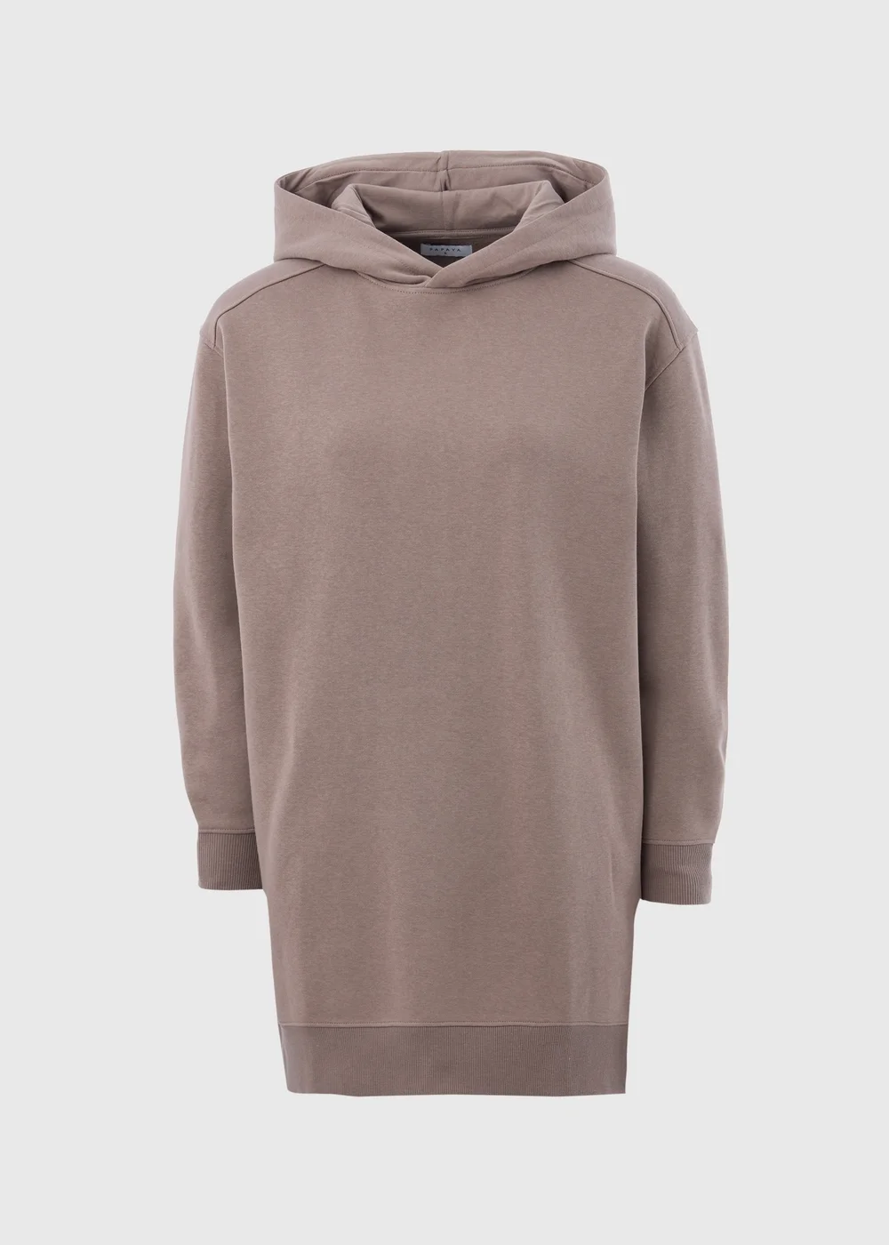 Brown Longline Hoodie - S Image 4