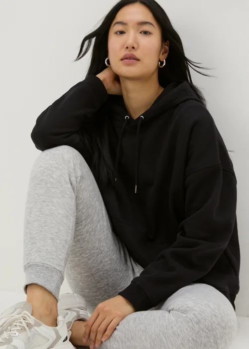 Black Basic Hoodie - S Image 1