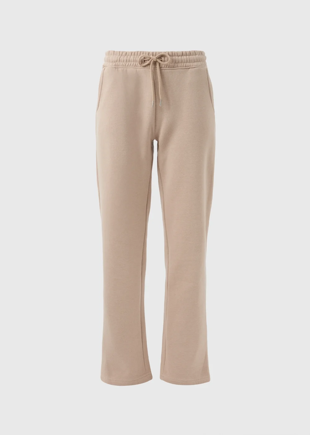 Beige Straight Jogging Bottoms - S Image 4