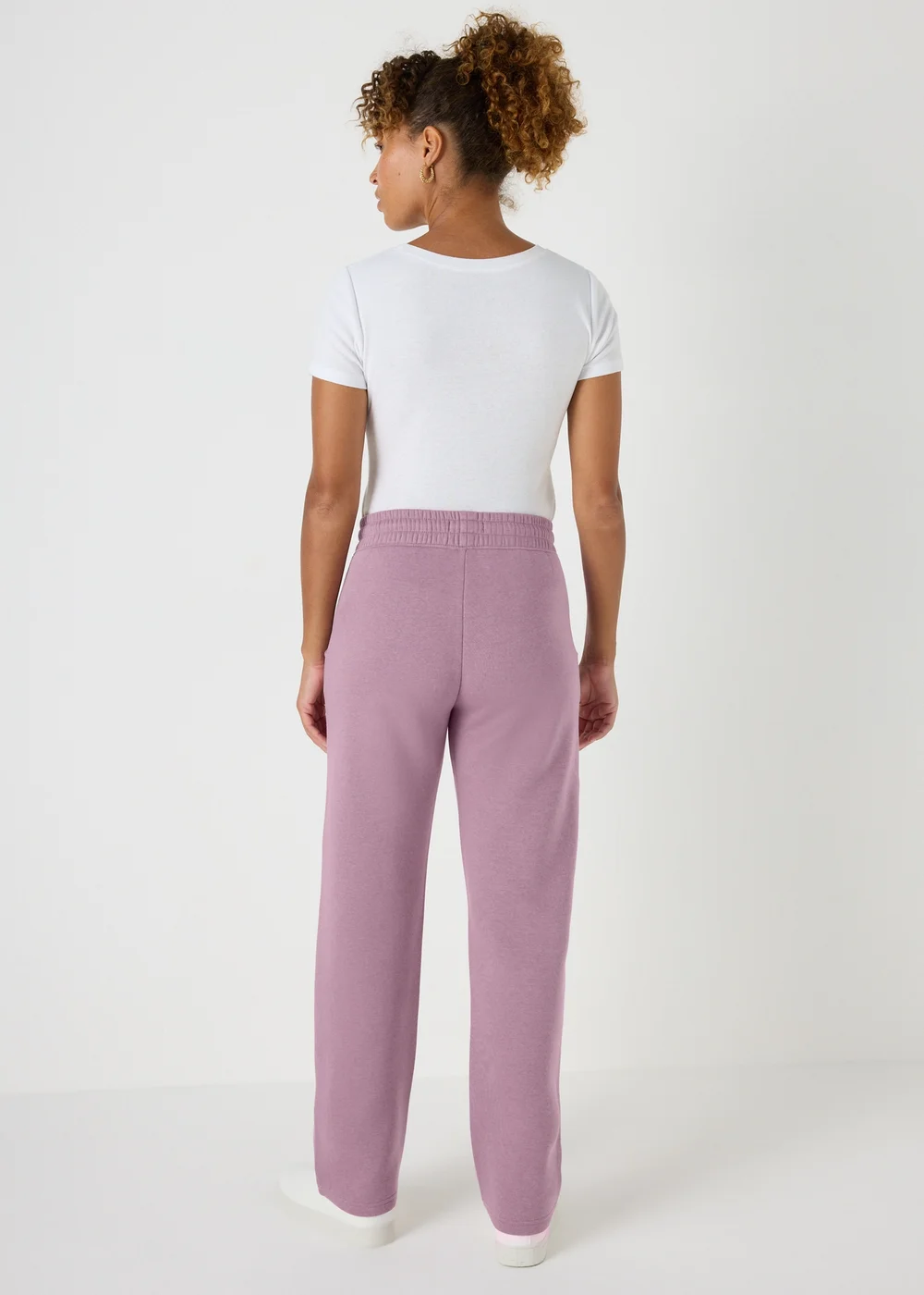 Purple Straight Jogging Bottoms - S Image 2