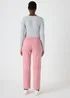 Pink Straight Jogging Bottoms - Small Image 2