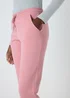Pink Straight Jogging Bottoms - Small Image 3