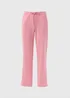 Pink Straight Jogging Bottoms - Small Image 4