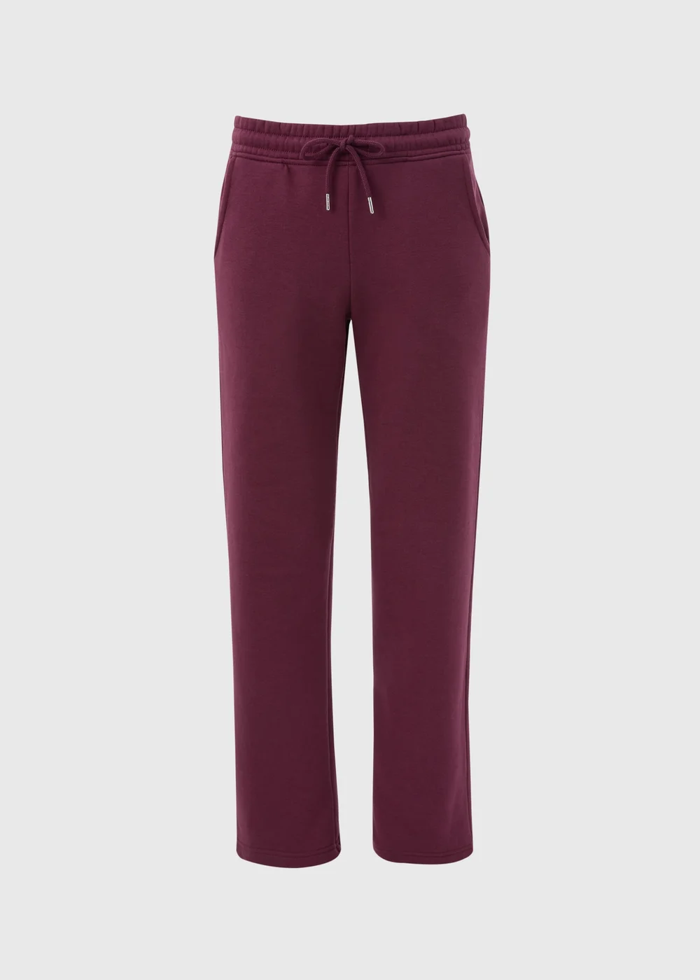 Burgundy Straight Jogging Bottoms - S Image 4