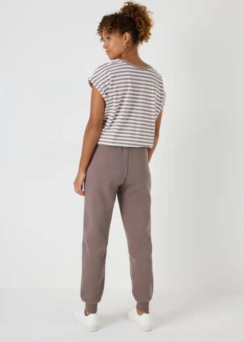 Brown Tapered Jogging Bottoms - S Image 2