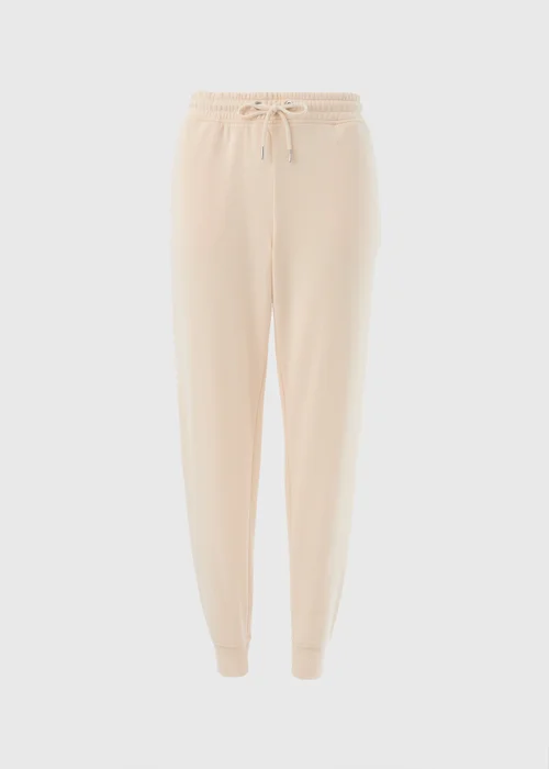 Cream Tapered Leg Jogging Bottoms - S Image 4