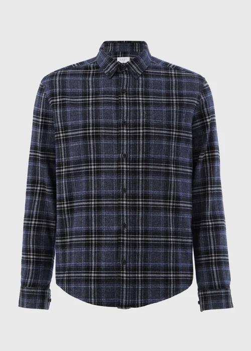 Lincoln Blue Grindle Check Shirt - S Image 4