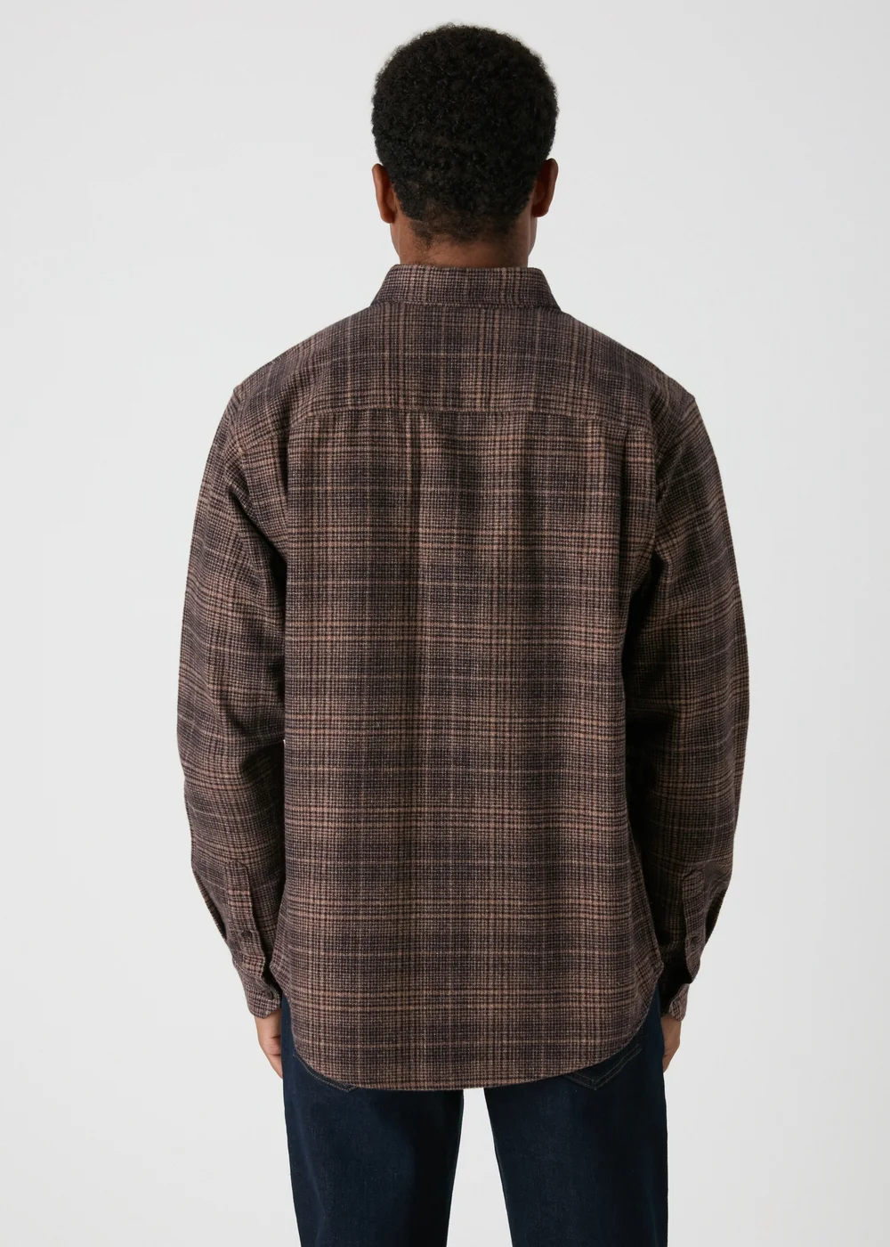Brown Grindle Check Shirt - S Image 2