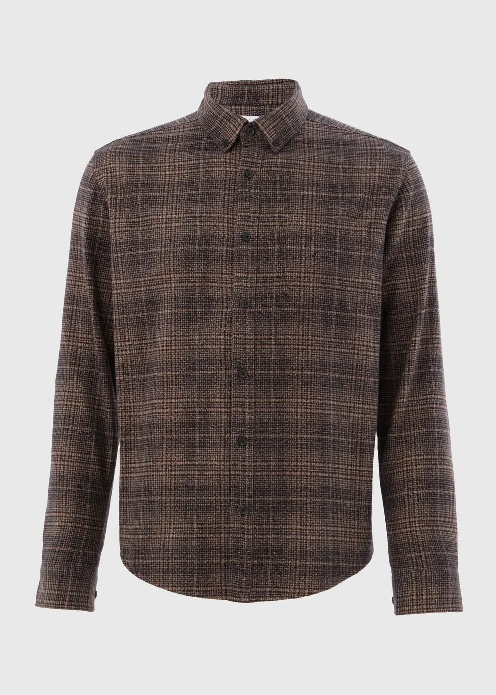 Brown Grindle Check Shirt - S Image 4