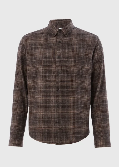 Brown Grindle Check Shirt - S Image 4