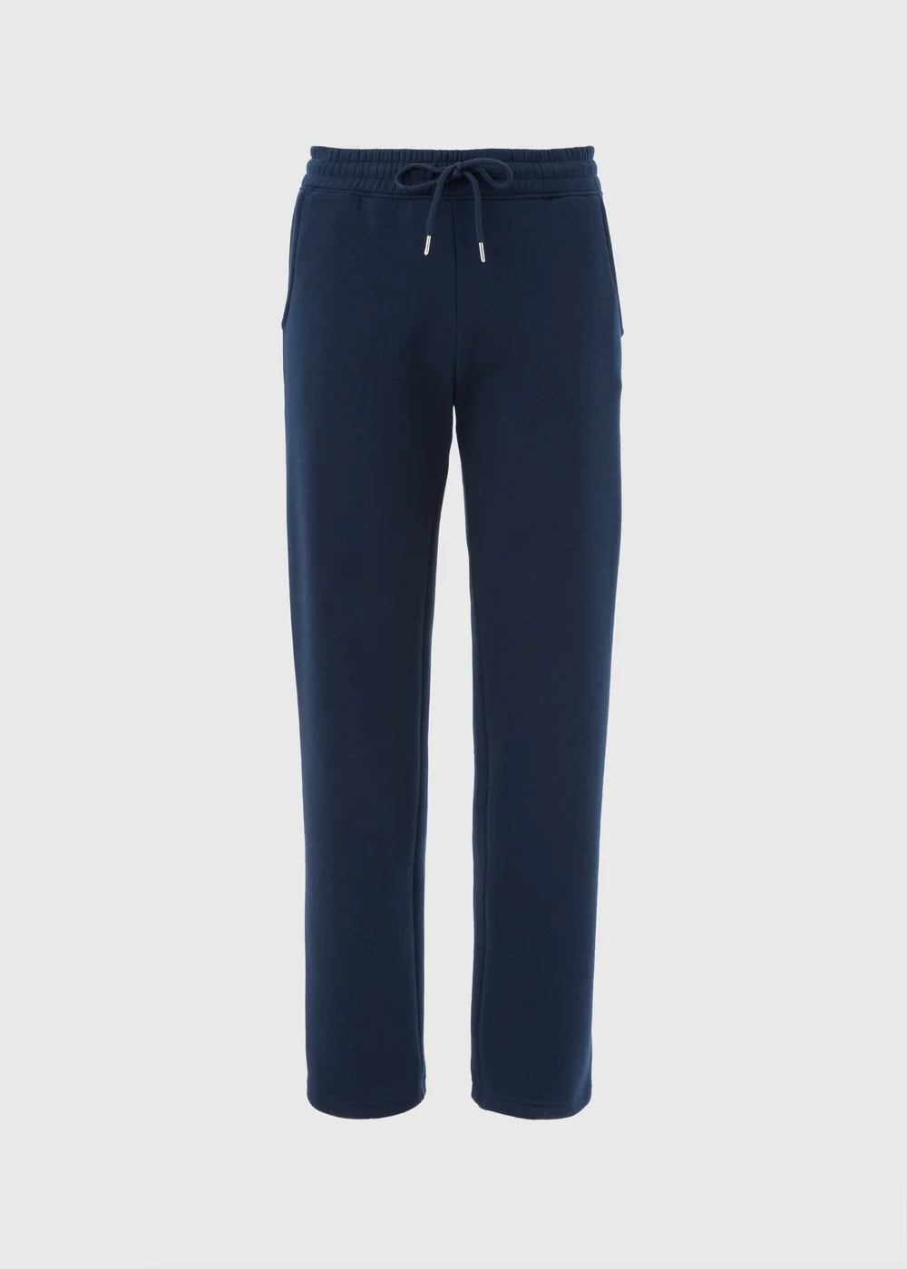 Navy Tapered Jogging Bottoms - Small Image 3