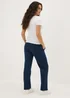 Navy Tapered Jogging Bottoms - Small Image 1
