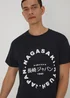 Black Nagasaki Logo T-Shirt - S Image 1