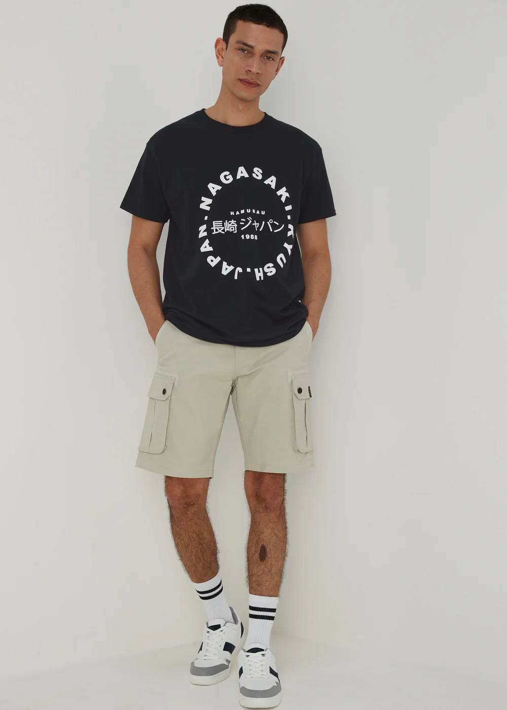 Black Nagasaki Logo T-Shirt - S Image 4