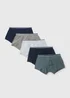 5 Pack Multicolour Plain Hipsters - XS Image 1